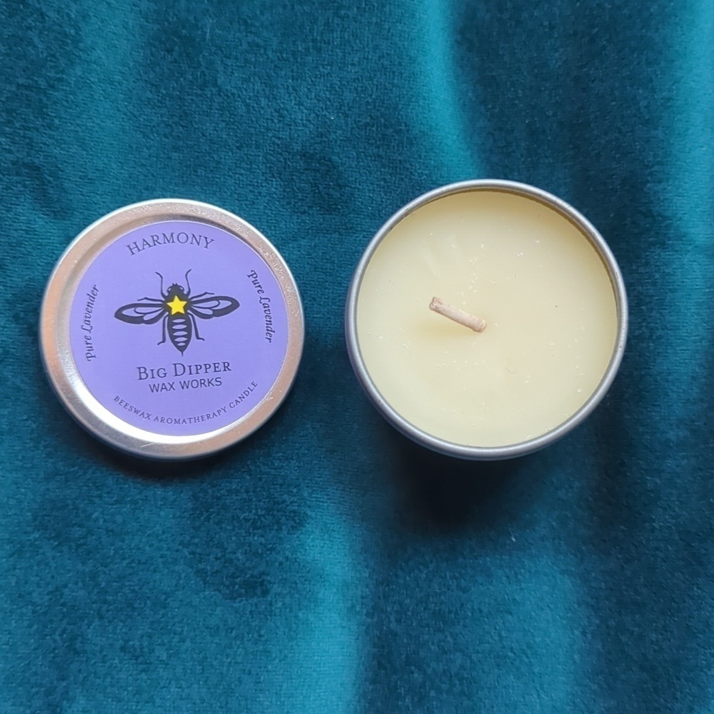 Big Dipper Wax Works Beeswax Lavender Aromatherapy Candle - Picture 4 of 4